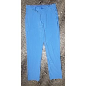 Vineyard Vines Boys Blue Performance Pants Adj. Waist Stretch Golf Casual Sz 14